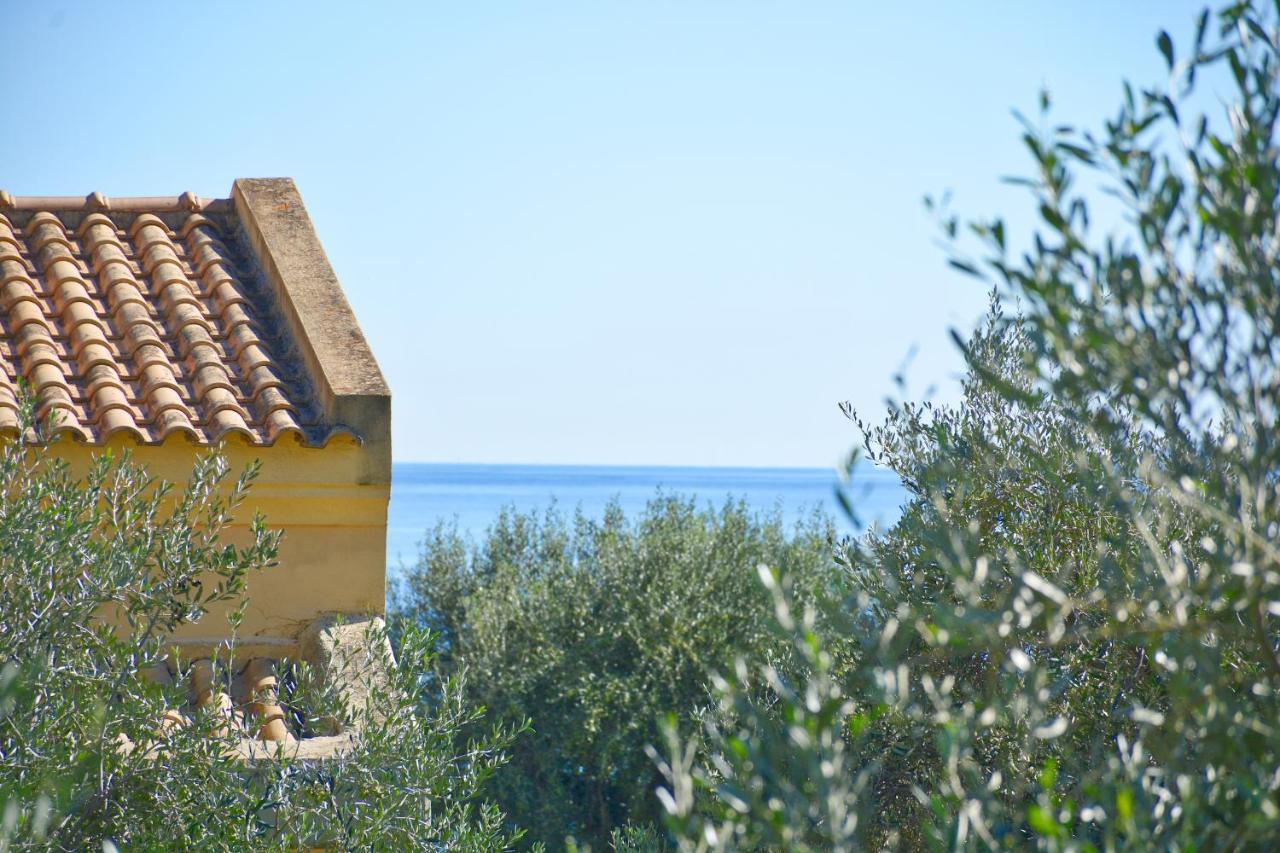Pebbles And Sea At Barbati With Shared Pool 아파트 외부 사진